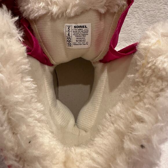 Sorel Snow Commander Boots sz 5 Pink Waterproof Insulated Snow Boots Winter Boot - Picture 2 of 7